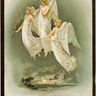 Vintage Easter Angels Image