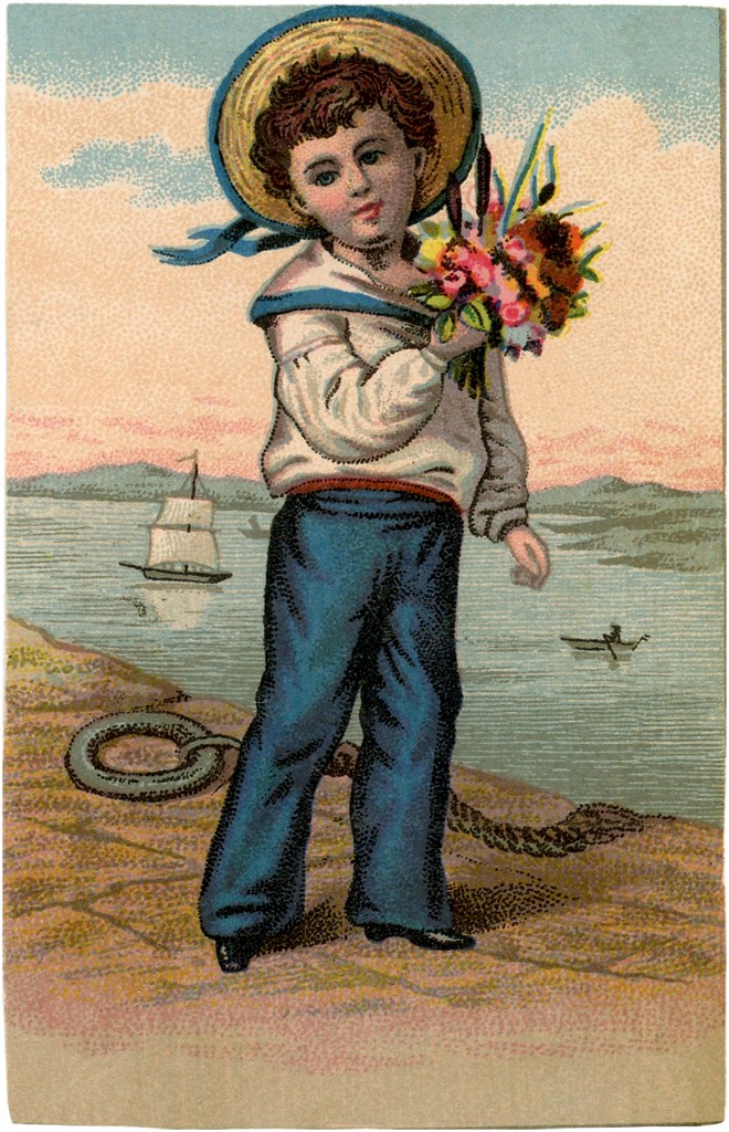 Vintage Sailor Boy Picture