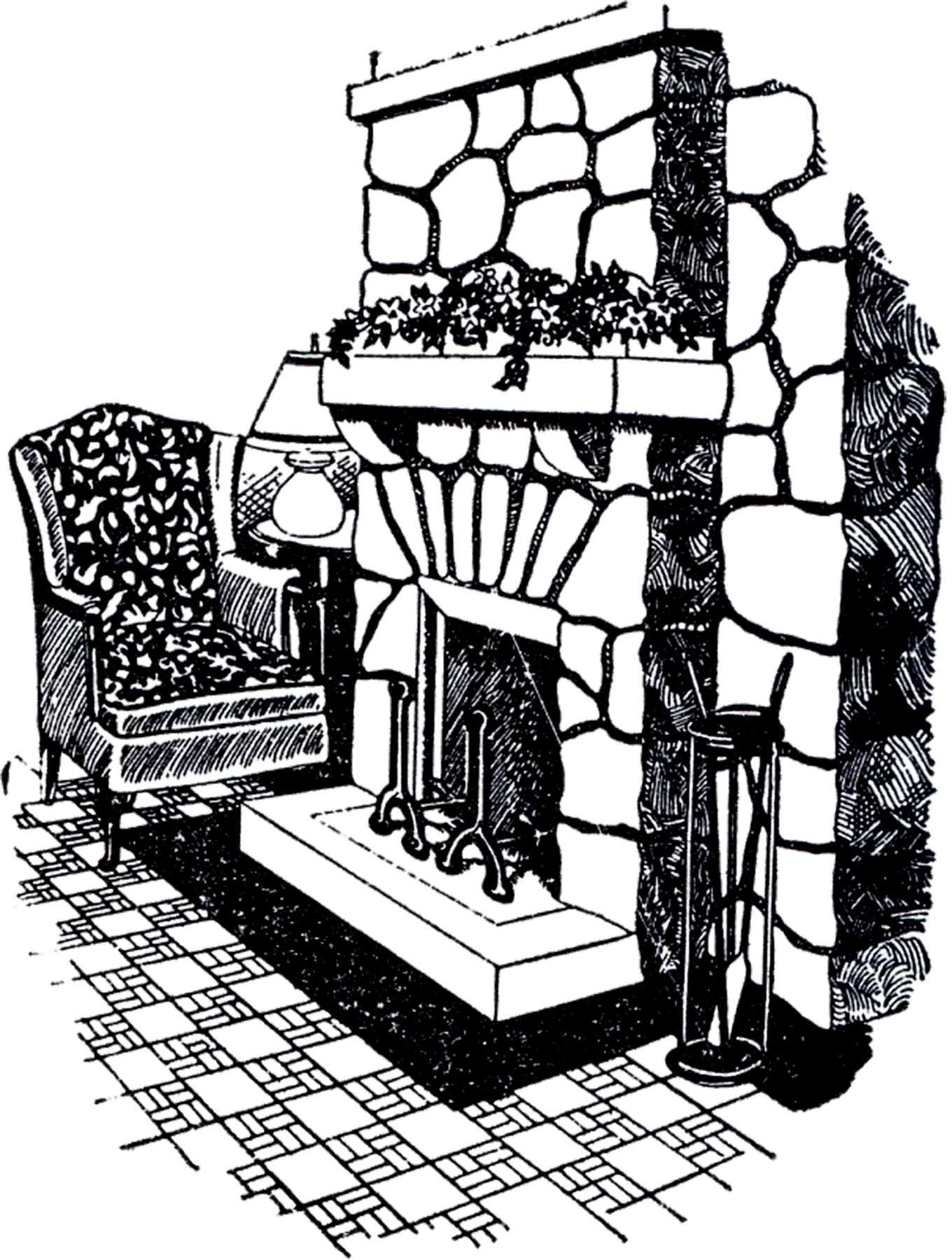 clip art fireplace