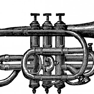 Vintage Trumpet Image