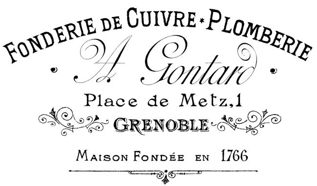 french text motif