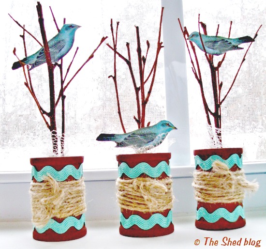 07 - The Shed Blog - Mini Trees with Birds