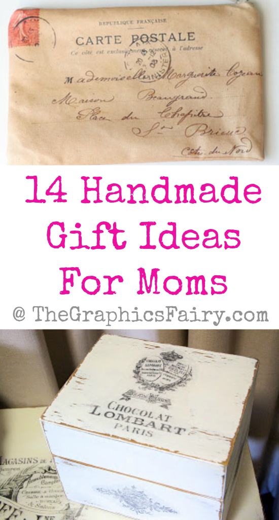 14 DIY Gift Ideas for Moms - The Graphics Fairy