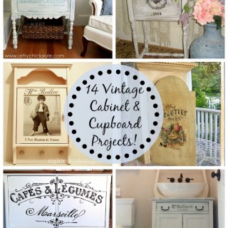 14 Vintage Cabinet & Cupboard Projects!