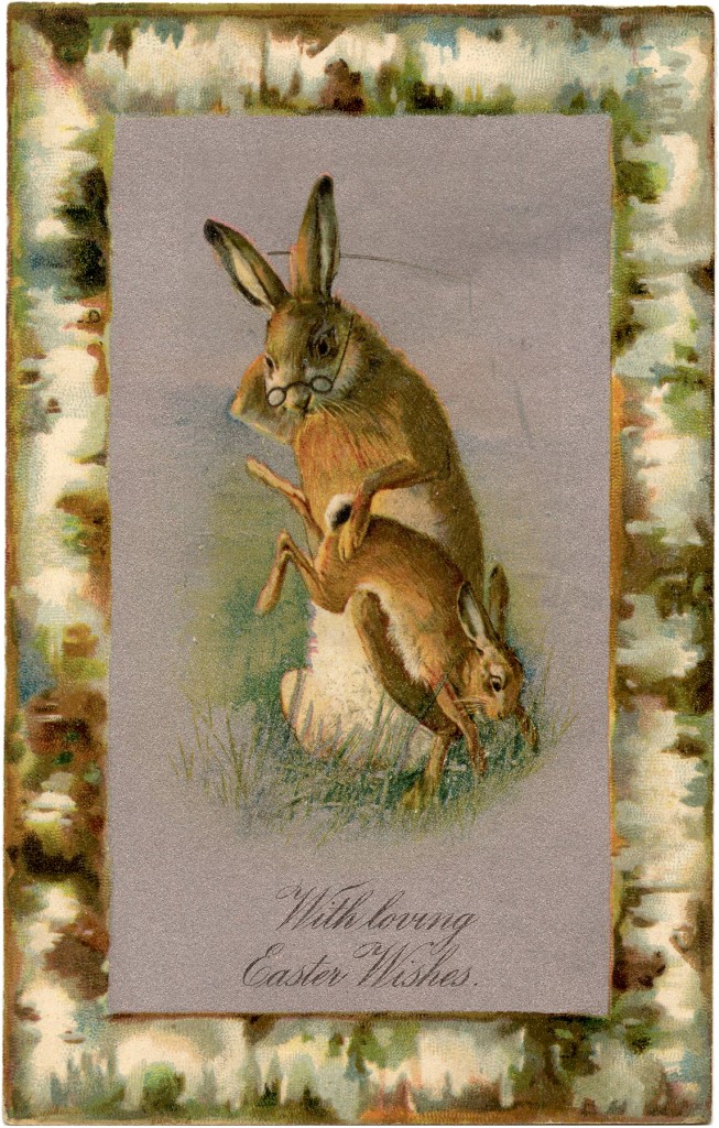 Vintage Bunny Spanking Image