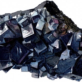 Vintage Blue Crystal Image