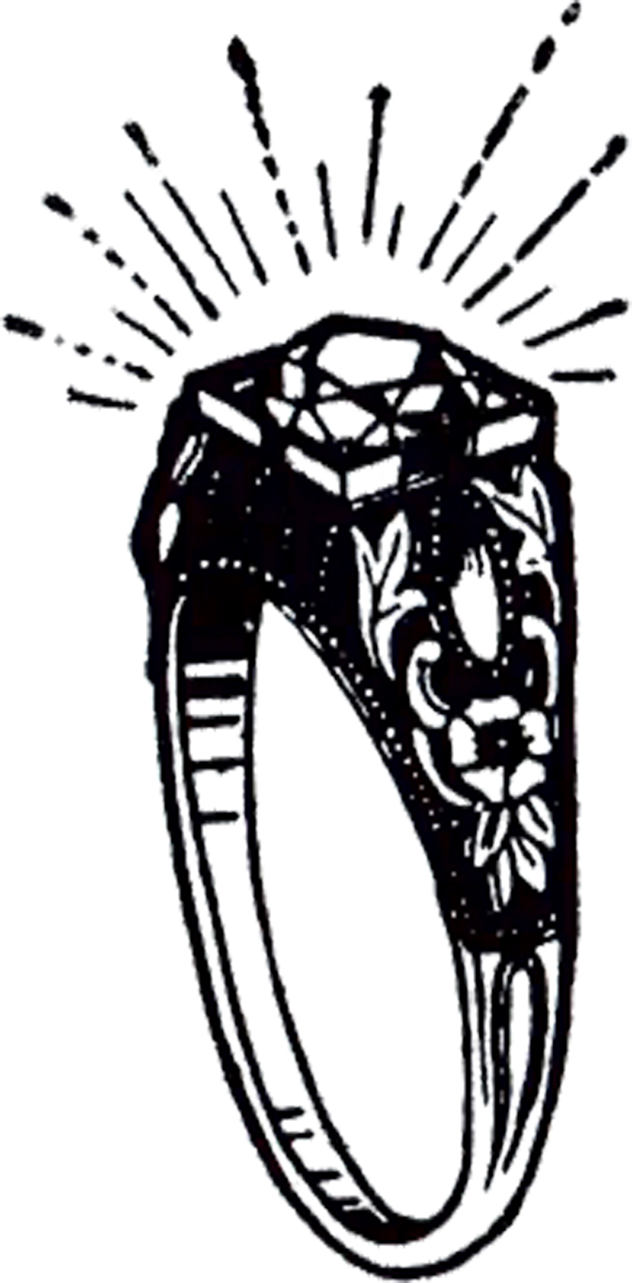 diamond rings clip art