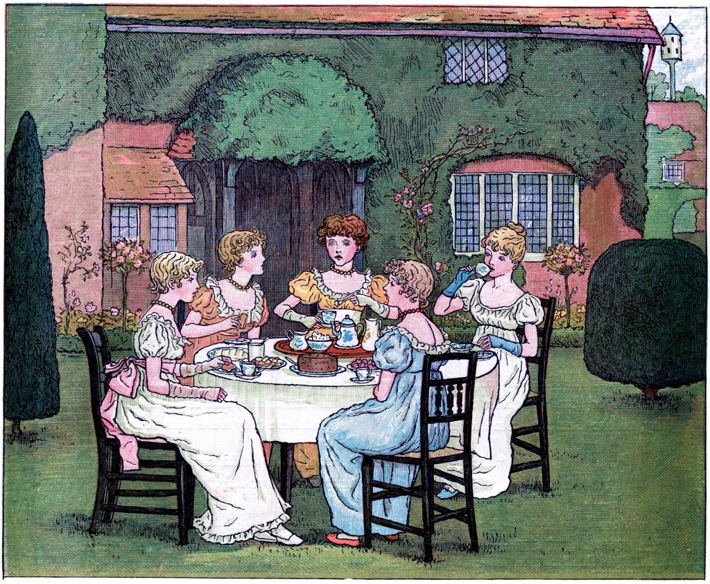 Vintage Garden Tea Party Image