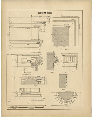 Print of architecture