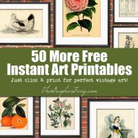 50 more free instant art printables graphic