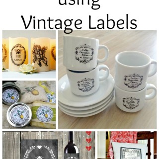 14 DIY Projects Using Vintage Labels