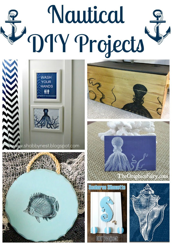 18 Nautical DIY Projects - The Graphics Fairy