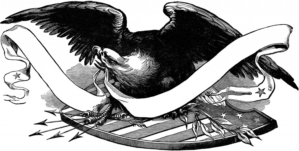 Public Domain Patriotic Eagle Image