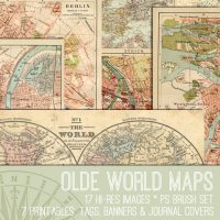 Olde World Maps Kit