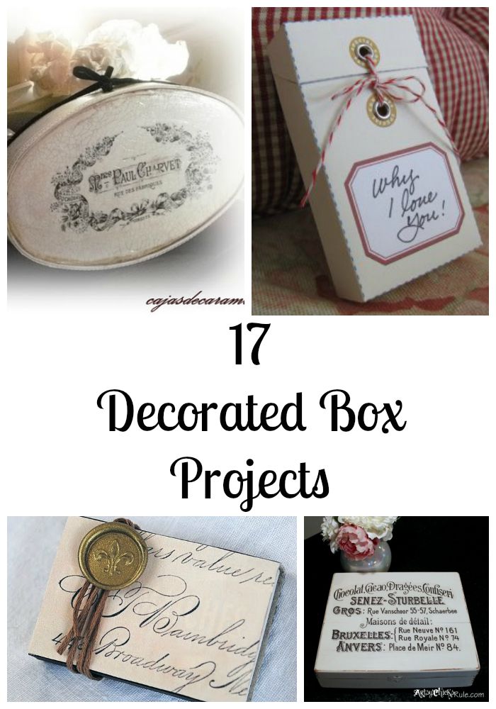 17 Decorated Box Projects