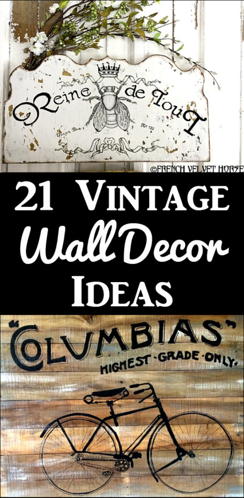 21 DIY Vintage  Wall  Decor  Ideas  The Graphics Fairy