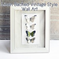 Butterfly wall art framed