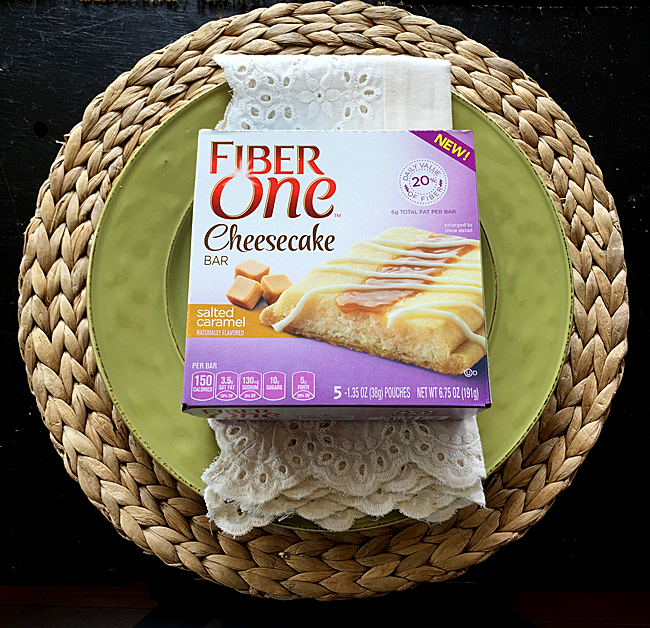 Fiber One Salted Caramel Cheesecake Bars