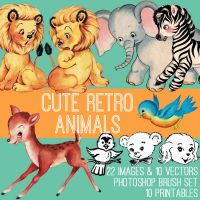 Retro Animals Kit