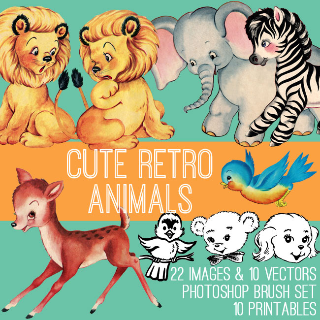 Retro Animals Kit