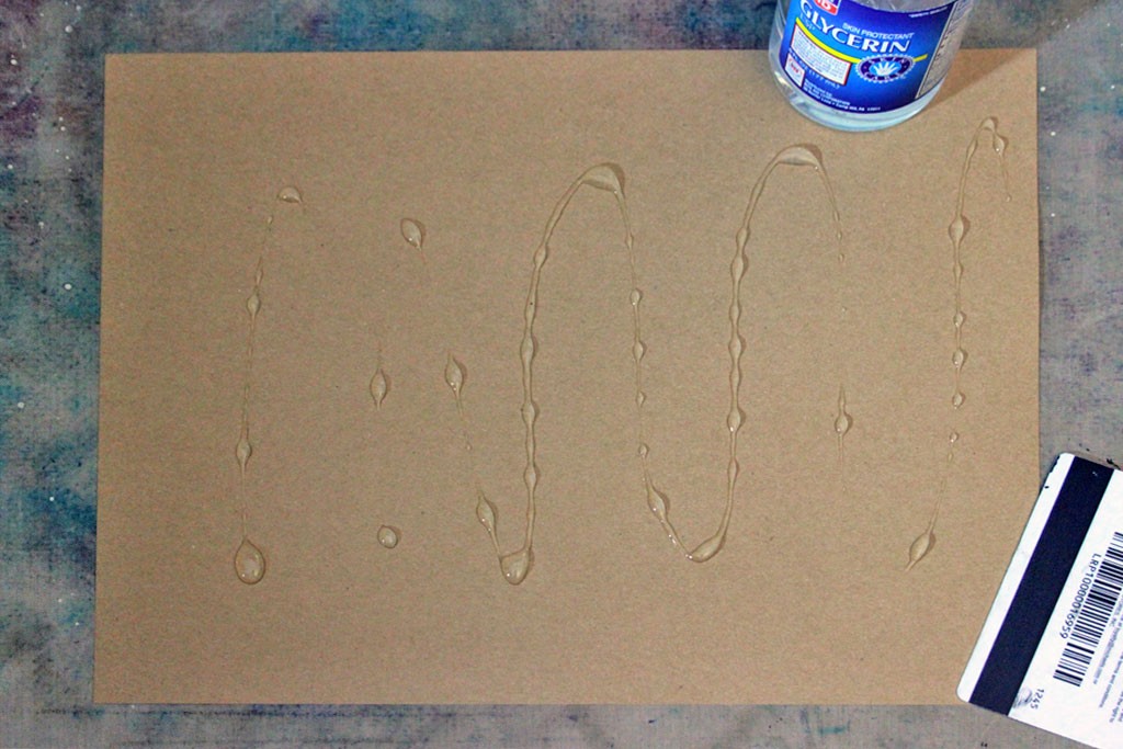 Adding Glycerin to paper