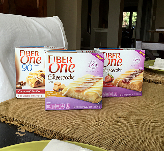 Fiber One cheesecake bars