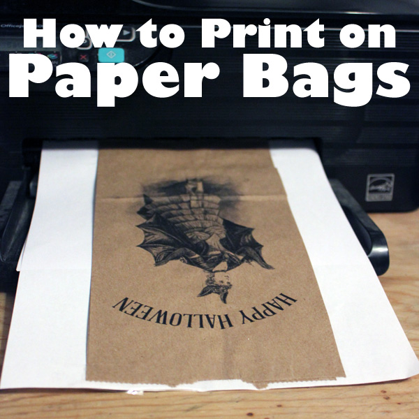 How to Print on Brown Paper Bags - Green Craft Technique! - The ...