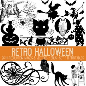 Retro Halloween Kit