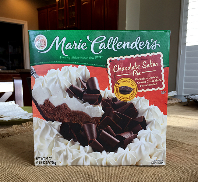 Chocolate satin pie by Marie Callender\'s