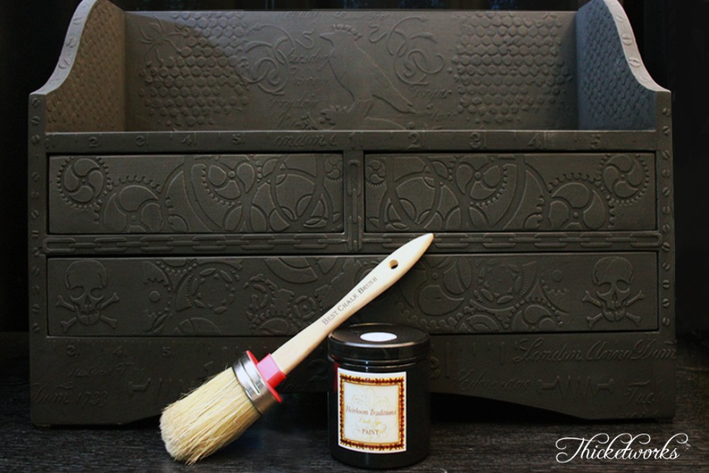 Painting textured drawers