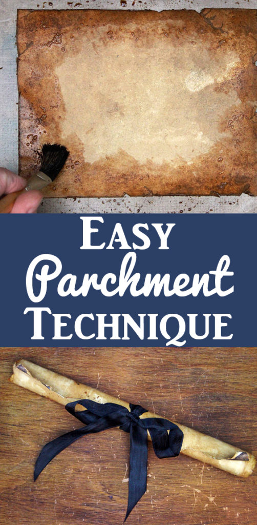 Easy Ancient Parchment Technique
