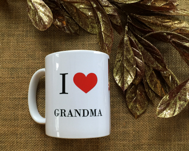 I love grandma mug