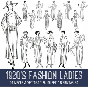 1920s fashion ladies bundle