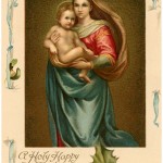 Vintage Madonna with Child Image