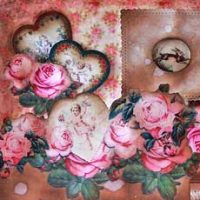 valentine pop up card paper craft photo