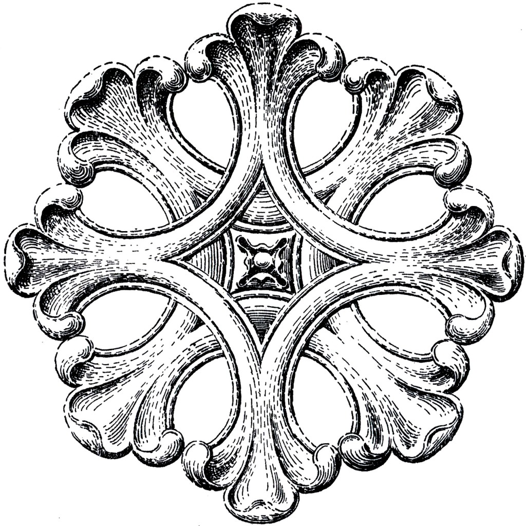 Architectural Rosette Ornament Image