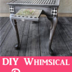 DIY Decoupage Furniture Whimsical Table