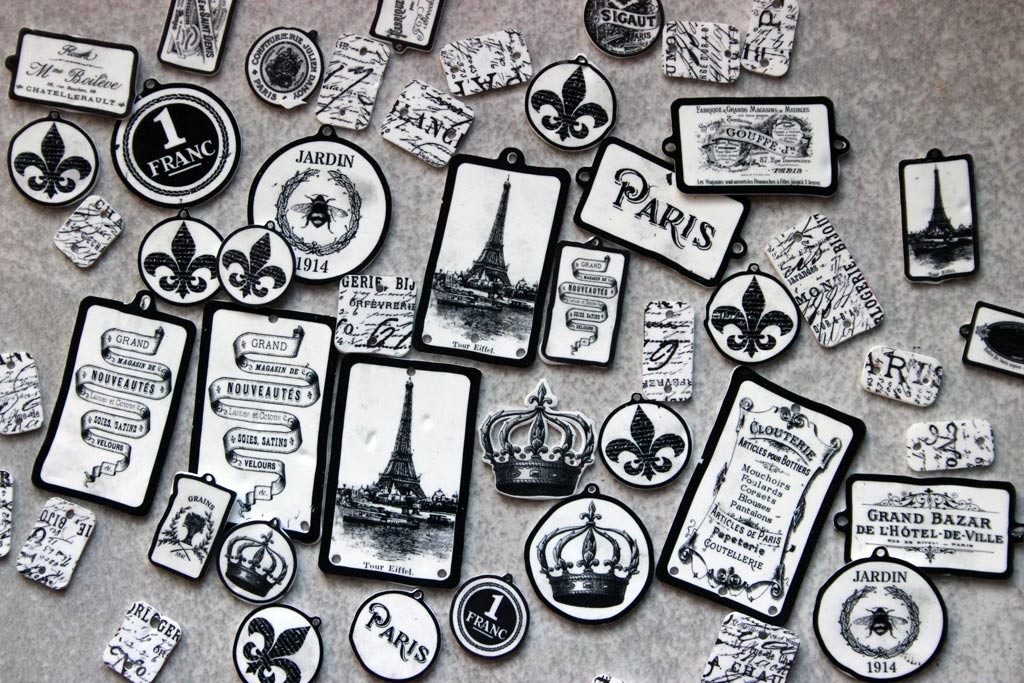 DIY Shrinky Dink Charms - (Paris Bracelet!) - The Graphics Fairy