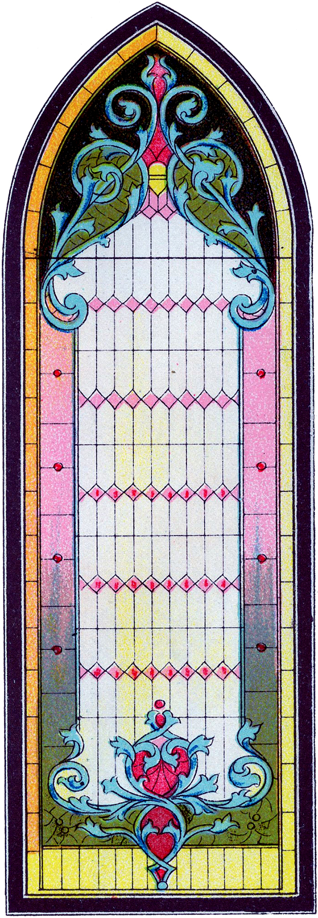 stained glass window clipart