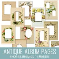 Antique Album Pages Kit