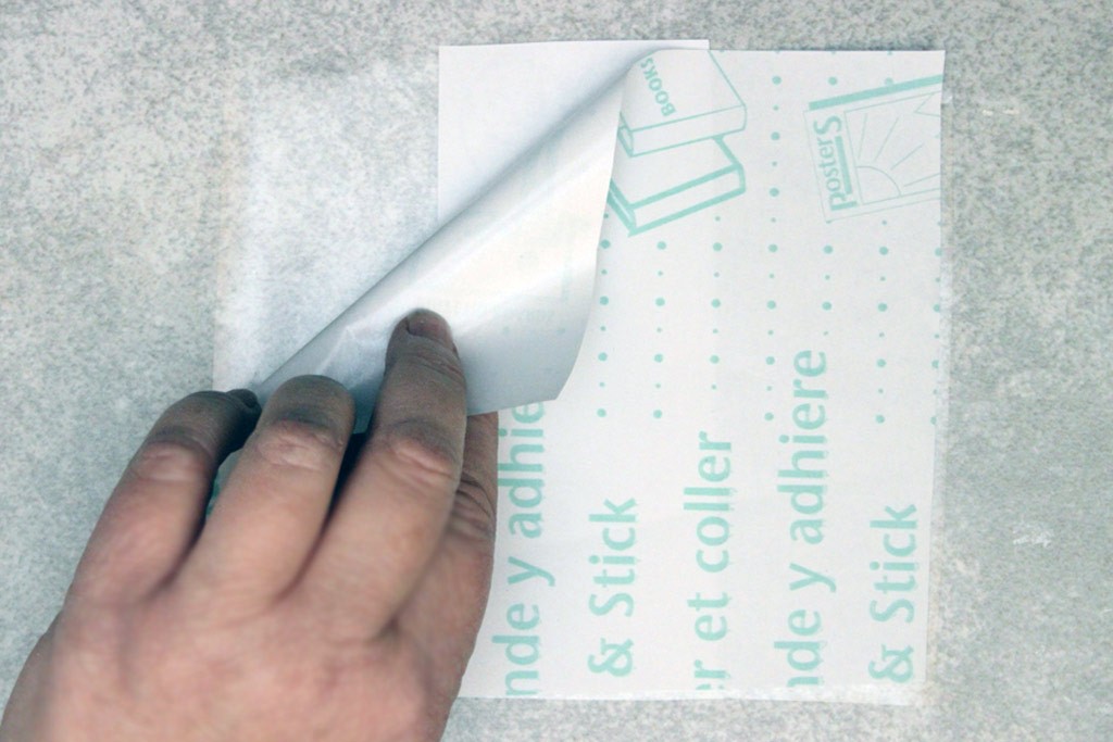 Peeling paper