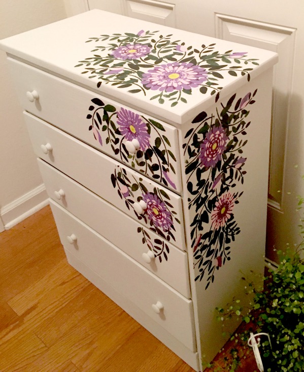 DIY Floral Dresser - Reader Feature - The Graphics Fairy