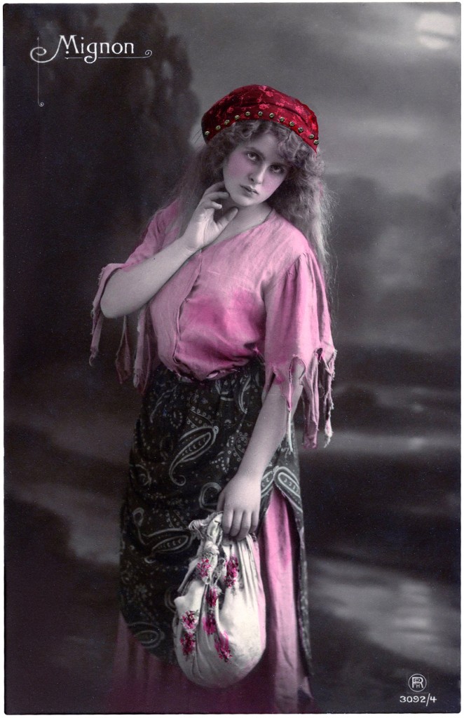 Lovely Vintage Gypsy Photograph