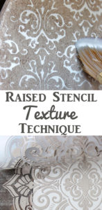 Raised Stencil Texture Technique! - The Graphics Fairy