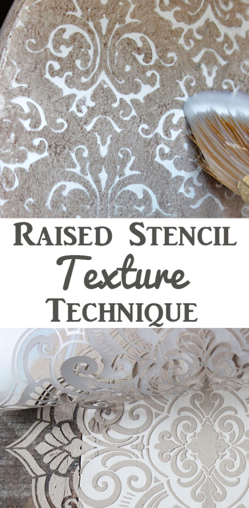 Raised Stencil Texture Technique