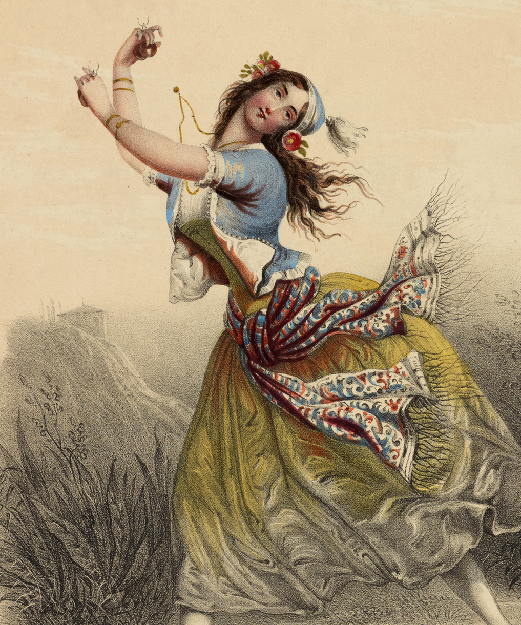 Exquisite Vintage Gypsy Ballerina Image The Graphics Fairy