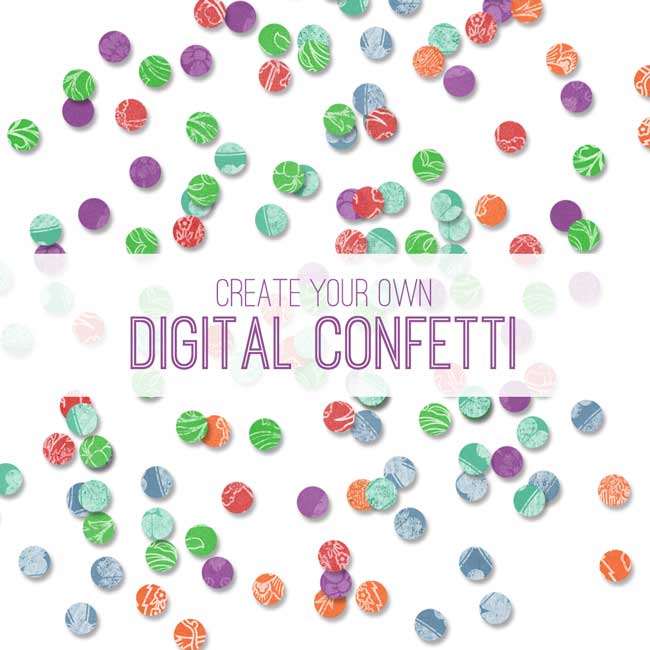 Create digital confetti