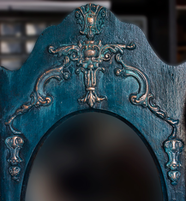 Faux Verdigris Finish Paint Technique