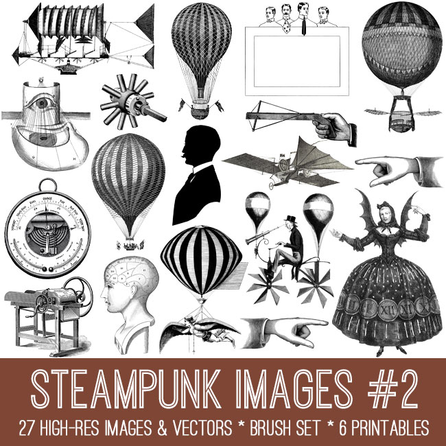 Steampunk Images Kit