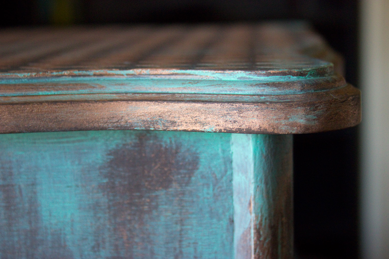 Create an Aged Copper Finish